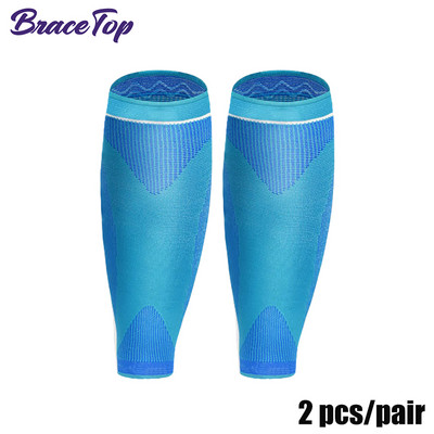 BraceTop Running Athletics Kompressioonvarrukad Jalg sääre sääre lahas Põlvepadja kaitse Sport Ohutus Unisex rattatreeninguks