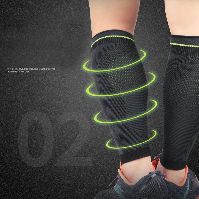 BraceTop Running Athletics Kompressioonvarrukad Jalg sääre sääre lahas Põlvepadja kaitse Sport Ohutus Unisex rattatreeninguks