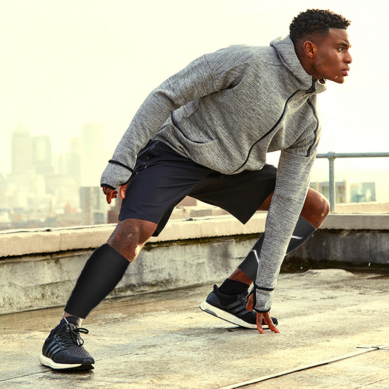 2 tk sääre kompressioonivarrukad jalatoe tugi Sääre lahas ja säärevalu leevendaja jooksmiseks Jalgrattasõiduks Treeninguks Jalgpall Korvpall