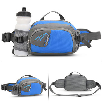 JUNLETU Outdoor Sports Pack μέσης με θήκη για μπουκάλι νερού για ποδηλασία τρέξιμο Πεζοπορία Πεζοπορία Fanny Pack Ζώνη ενυδάτωσης