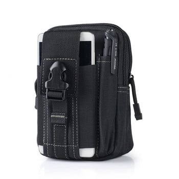 Molle Tactical Pouch Военен пояс Чанти за колан Външен Телефон Пътуване Къмпинг Паучове Калъф Джоб EDC Спортна армейска камуфлажна ловна чанта
