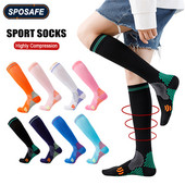 1 pereche de șosete înalte de compresie medicale 20-30 Mmhg pentru edeme diabetice varice Asistentă șosete pentru femei însărcinate