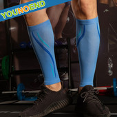 1 pereche de mâneci de compresie sport pentru vițel, suport pentru atele pentru tibie, șosete de protecție pentru picioare, bărbați, femei, ciclism, alergare, baschet, fotbal