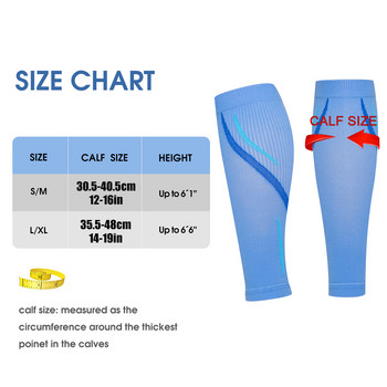 1 чифт спортни компресионни ръкави за прасеца Shin Splint Support Guard Защита на крака Чорап Мъже Жени Колоездене Бягане Баскетбол Футбол