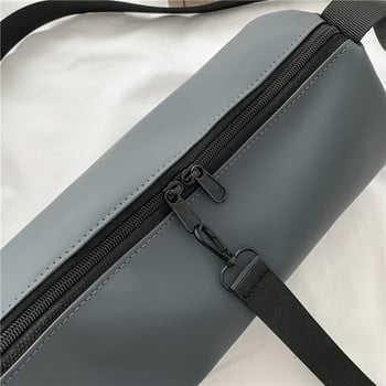 Γυναικεία τσάντα 2022 Trend Cylinder Shoulder Bag Fashion Μεγάλης χωρητικότητας Ελαφριά τσάντα χιαστί με φερμουάρ γυμναστικής γιόγκα για εξωτερικούς χώρους