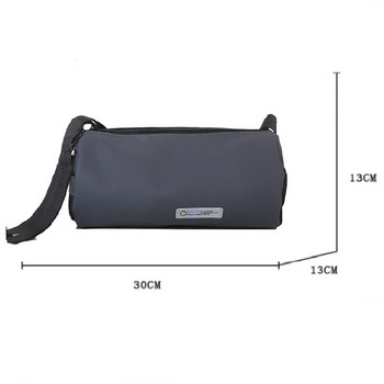 Дамска чанта Тенденция за 2022 г. Цилиндрична чанта през рамо Модна олекотена чанта с голям капацитет Спорт на открито Йога Фитнес зала Чанта през рамо с цип