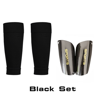 1 set mâneci de protecție pentru tibie cu elasticitate înaltă pentru adulți fotbal, picior de fotbal de dimensiuni plus, tibie fără picioare Echipament de protecție sportivă