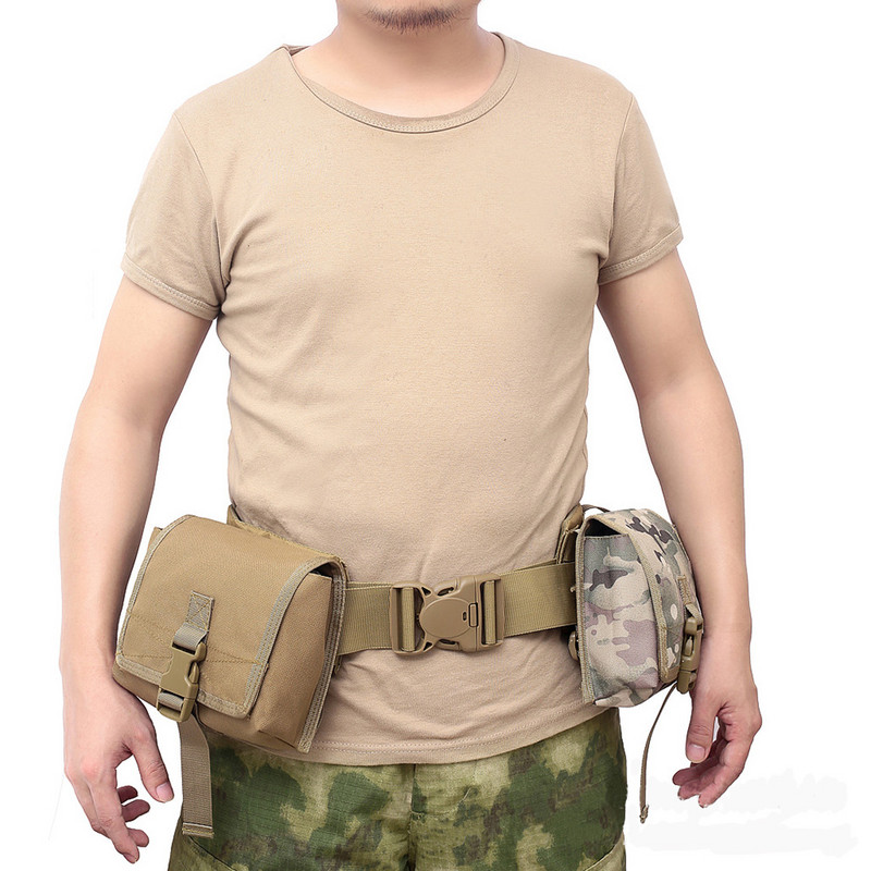 Geantă tactică militară în aer liber, centură de sport, geantă pentru agățat EDC Molle, husă pentru instrumente, pachet pentru talie, accesoriu, centură, husă utilitar pentru vânătoare