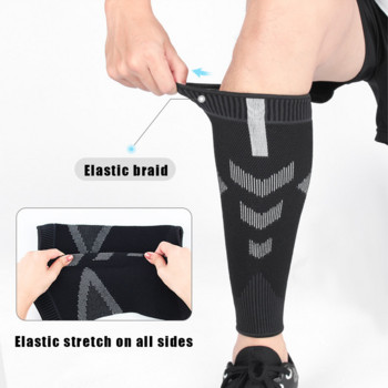Μανίκια συμπίεσης γάμπας Άνδρες Γυναικείες κάλτσες συμπίεσης χωρίς πόδια Νάρθηκες κνήμης θεραπεία κιρσών Πόδια ανακούφιση από τον πόνο