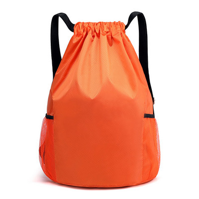 Geantă de sport din nailon pentru femei Fitness, impermeabilă, pentru plajă, rucsacuri de înot, rucsac de gimnastică cu cordon, geantă de yoga pentru fitness pentru femei