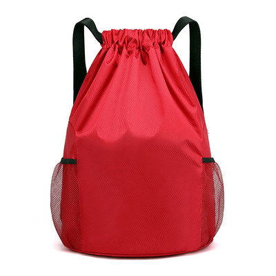 Geantă de sport din nailon pentru femei Fitness, impermeabilă, pentru plajă, rucsacuri de înot, rucsac de gimnastică cu cordon, geantă de yoga pentru fitness pentru femei