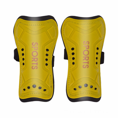 Jalgpalli säärekaitsmed plastikust jalgpalli jalakaitsmed lastele täiskasvanutele mõeldud reguleeritav kaitsevarustus, hingav säärekaitse 5 värvi