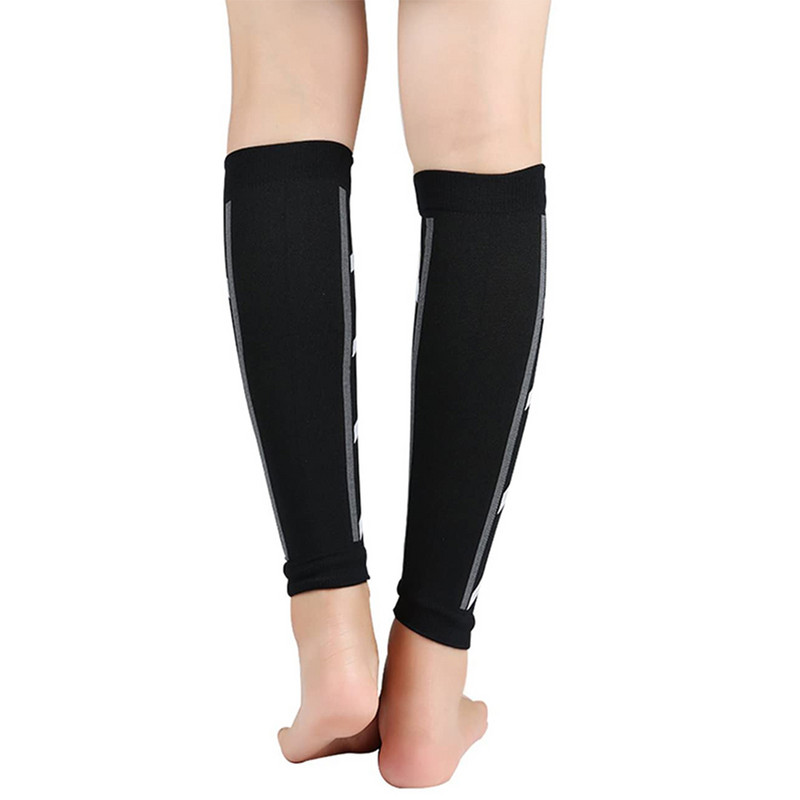 1 paar kompressiooniga õhukesed säärelahased Spordisokid Sääretugi Aitab ööjooksul Nailonist fluorestseeruvad säärised korvpallivarrukad