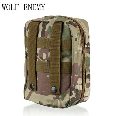 În stoc Geanta medicală militară Airsoft Molle Geantă tactică de prim ajutor ușor de transportat Maro Negru Verde Digital Woodland