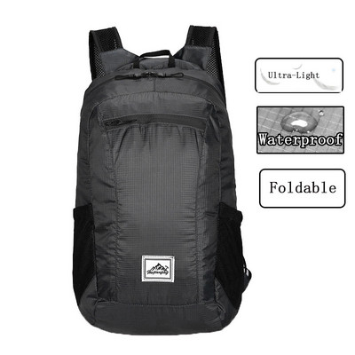 10L-20L Könnyű hordozható összecsukható vízálló hátizsák Összecsukható táska Ultrakönnyű kültéri csomag nőknek Férfi Utazás Túrázás Hot