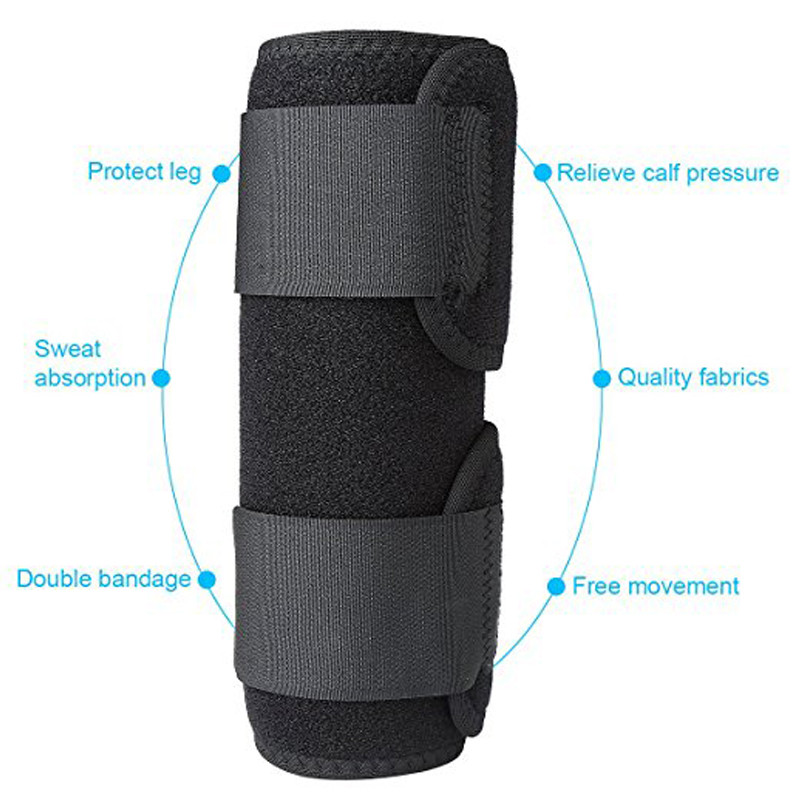 1 buc bretele pentru viței rupte mușchii gambei ajustabile pentru tibie, alergători din neopren, înveliș pentru leziuni, ciclism, fitness, mânecă de compresie pentru viței
