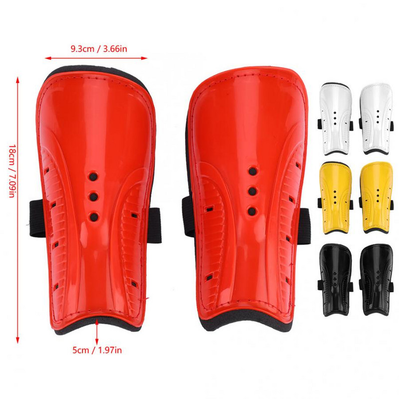 4 värvi 1 paar Täiskasvanute Laste säärekaitsmed Jalgpall Sport Säärekaitsmed Jalgpall Säärekaitsed Jalgrattad Säärekaitsmed