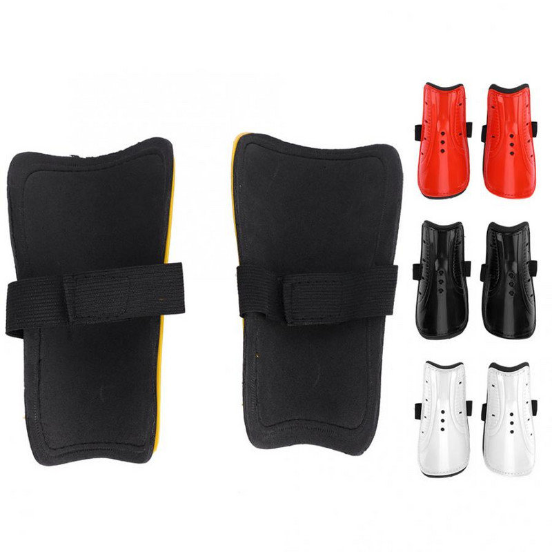 4 värvi 1 paar Täiskasvanute Laste säärekaitsmed Jalgpall Sport Säärekaitsmed Jalgpall Säärekaitsed Jalgrattad Säärekaitsmed