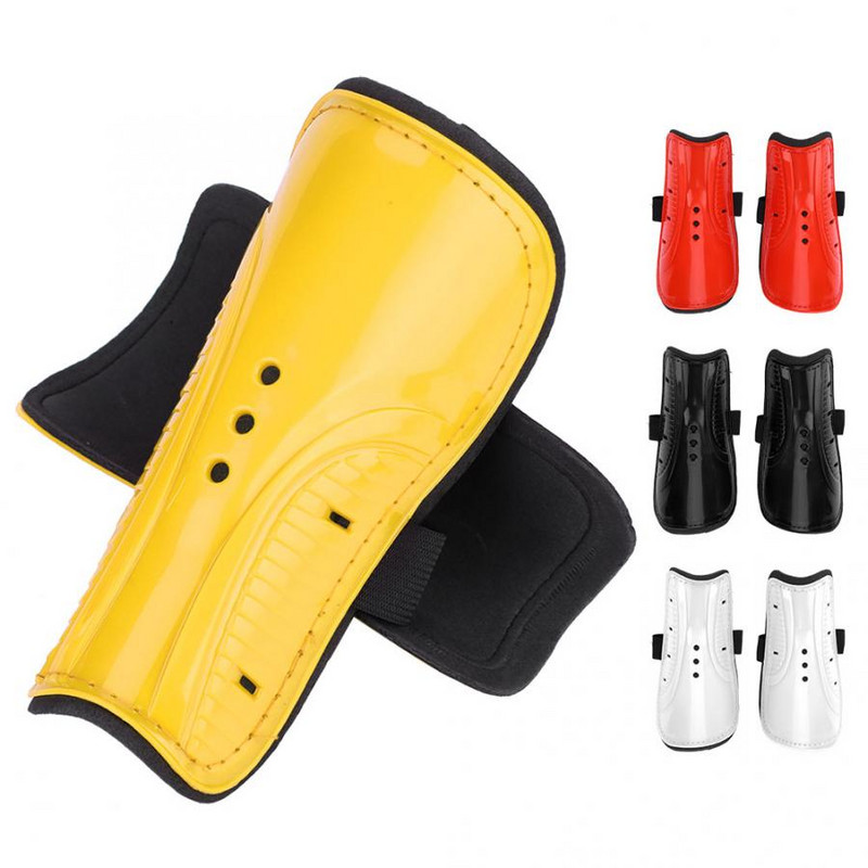 4 värvi 1 paar Täiskasvanute Laste säärekaitsmed Jalgpall Sport Säärekaitsmed Jalgpall Säärekaitsed Jalgrattad Säärekaitsmed
