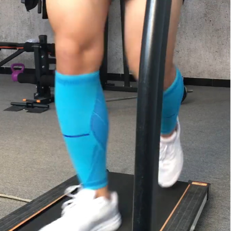 Elastne kootud spordikompressioon sääre sääre varrukad Tennis Jooksmine leevendab lihasvalu Jalasoojendaja Kaitse Korvpall Fitness