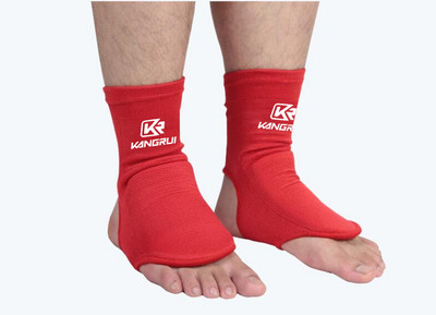 MMA Karate Taekwondo kick bokso kulkšnies apsauga kojos apsauga batai atramos kojinės suaugusiam vaikui 100% medvilnė futbolo pėdų atrama