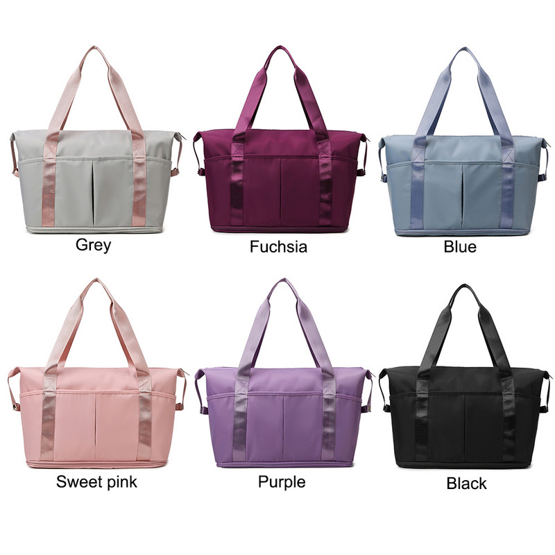 Naiste jooga spordiseljakott veekindel Oxfordi treeningkott Multifunktsionaalne kulumiskindel lukuga reisiujumiseks