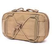 Husă tactică, compactă, impermeabilă, Molle EDC, husă de utilitate, geantă de talie, cu curea de umăr reglabilă, geantă pentru consumabile medicale militare