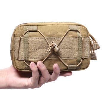 Тактическа чанта Компактна водоустойчива чанта Molle EDC Utility Pouch Чанта за кръста с регулируема презрамка Чанта за военни медицински консумативи