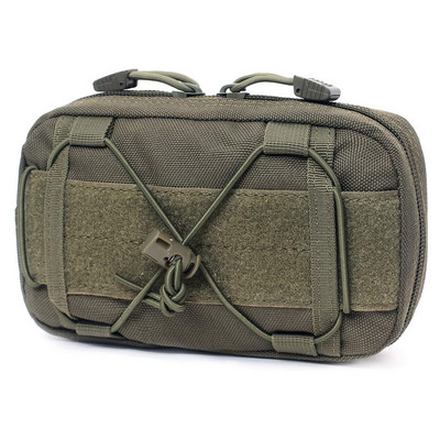 Husă tactică, compactă, impermeabilă, Molle EDC, husă de utilitate, geantă de talie, cu curea de umăr reglabilă, geantă pentru consumabile medicale militare