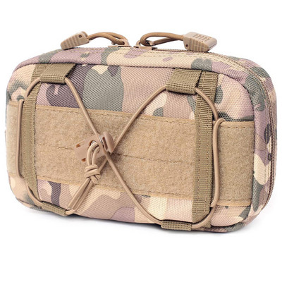 Husă tactică, compactă, impermeabilă, Molle EDC, husă de utilitate, geantă de talie, cu curea de umăr reglabilă, geantă pentru consumabile medicale militare