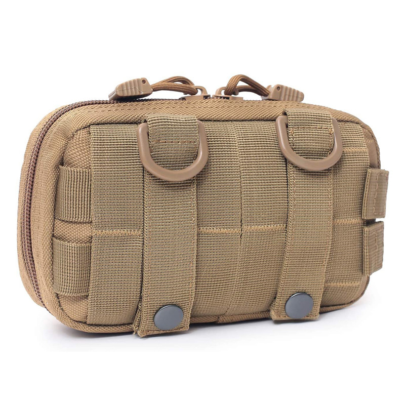 Husă tactică, compactă, impermeabilă, Molle EDC, husă de utilitate, geantă de talie, cu curea de umăr reglabilă, geantă pentru consumabile medicale militare