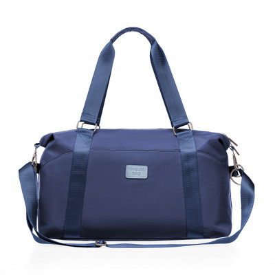 Nylon Fitness válltáska nagy kapacitású unisex jóga sporttáska fröccsenésálló cipzárral, többfunkciós kültéri tevékenységekhez