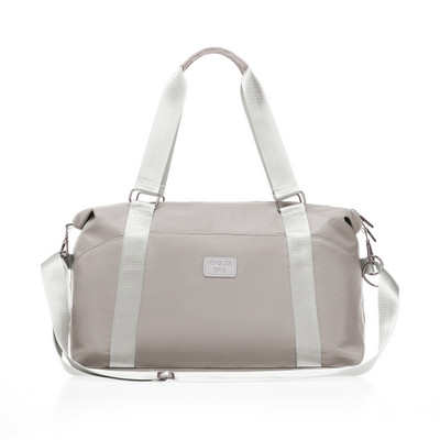 Nylon Fitness válltáska nagy kapacitású unisex jóga sporttáska fröccsenésálló cipzárral, többfunkciós kültéri tevékenységekhez