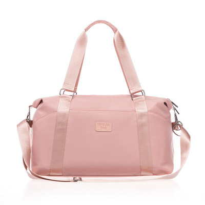 Nylon Fitness válltáska nagy kapacitású unisex jóga sporttáska fröccsenésálló cipzárral, többfunkciós kültéri tevékenységekhez