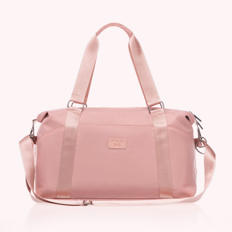 Nylon Fitness válltáska nagy kapacitású unisex jóga sporttáska fröccsenésálló cipzárral, többfunkciós kültéri tevékenységekhez