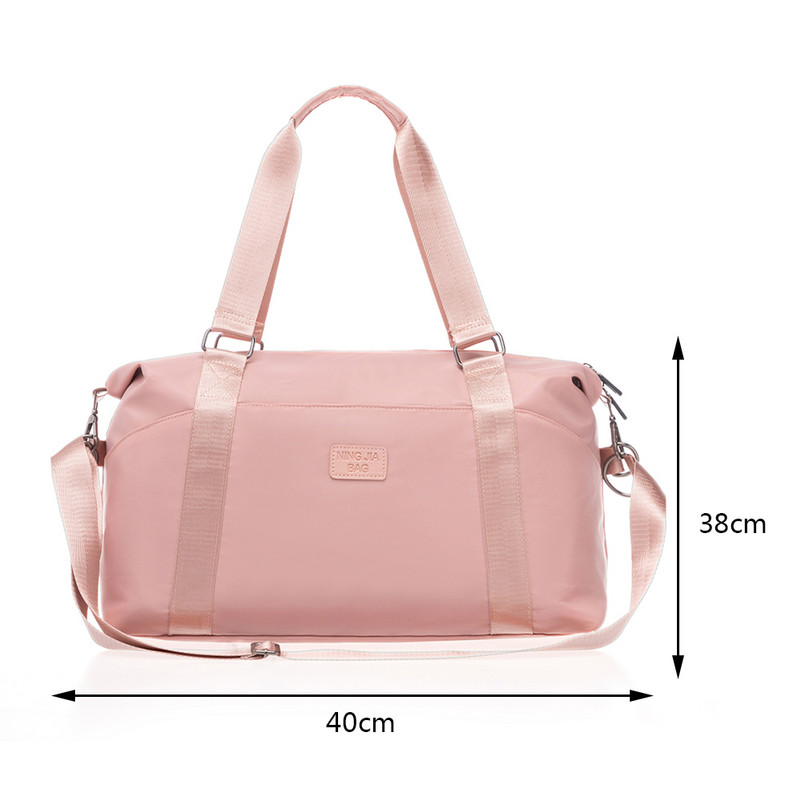 Nylon Fitness válltáska nagy kapacitású unisex jóga sporttáska fröccsenésálló cipzárral, többfunkciós kültéri tevékenységekhez