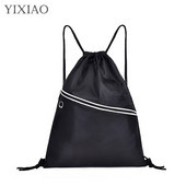 YIXIAO Sporturi în aer liber Rucsac de baschet cu șnur Genți de antrenament pentru depozitarea mingii Rucsacuri casual Fotbal Fotbal Geantă de fitness