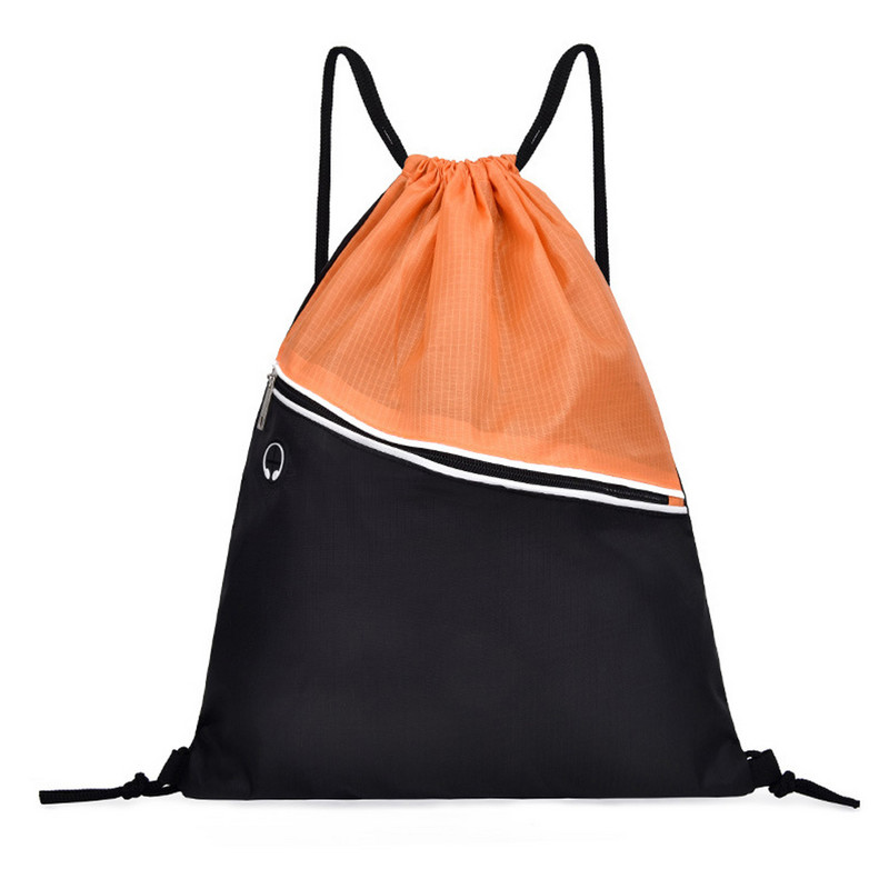 YIXIAO Sporturi în aer liber Rucsac de baschet cu șnur Genți de antrenament pentru depozitarea mingii Rucsacuri casual Fotbal Fotbal Geantă de fitness