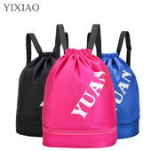 YIXIAO ujumis-treeningkott naistele kuiv-märja eraldamise veekindel spordiseljakott korvpalli jalgpalli palli hoiustamine jõusaali pakett