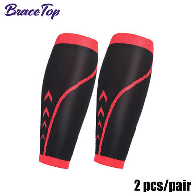 Sport profesional tricotat vițel mâneci de compresie pentru tibie mâneci pentru picior genunchi brete Suport pentru gambe pentru alergare antrenament ciclism