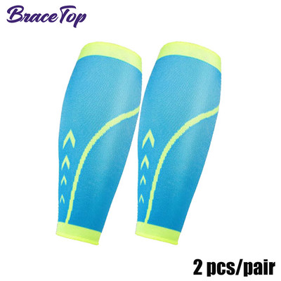 Sport profesional tricotat vițel mâneci de compresie pentru tibie mâneci pentru picior genunchi brete Suport pentru gambe pentru alergare antrenament ciclism