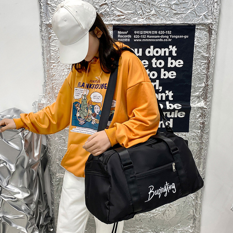 Rucsac sport Oxford Geanta de antrenament de capacitate mare Curea de umar multifunctionala rezistenta la apa pentru barbati femei