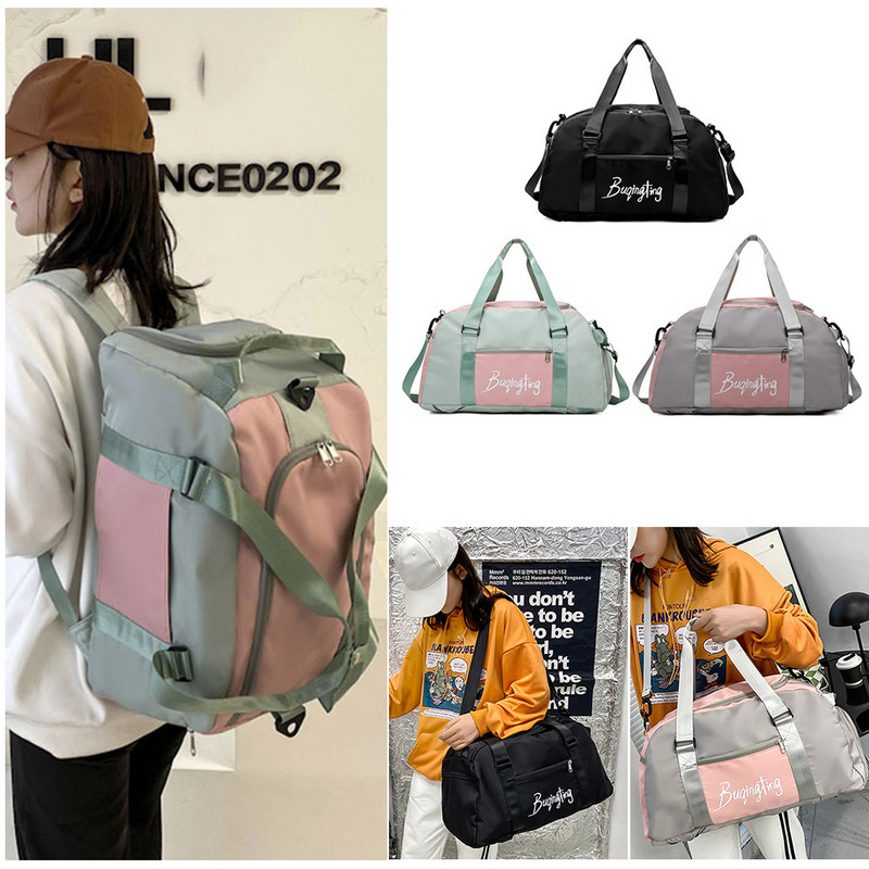 Rucsac sport Oxford Geanta de antrenament de capacitate mare Curea de umar multifunctionala rezistenta la apa pentru barbati femei