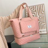 Rhombic Lattice reisikott Suure mahutavusega kokkupandav treeningkott koos kingakambriga Oxford ujumiseks matkalaagriks