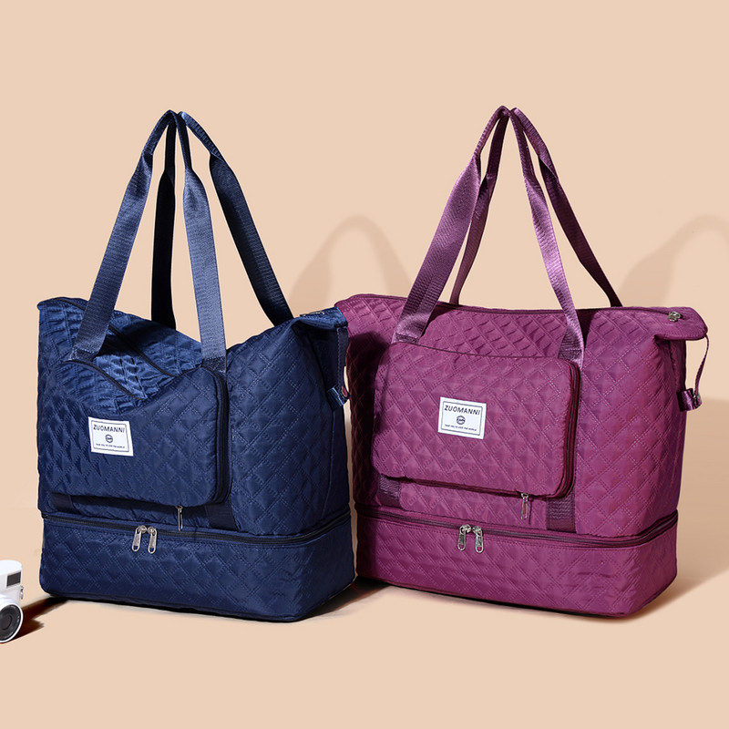 Rhombic Lattice reisikott Suure mahutavusega kokkupandav treeningkott koos kingakambriga Oxford ujumiseks matkalaagriks