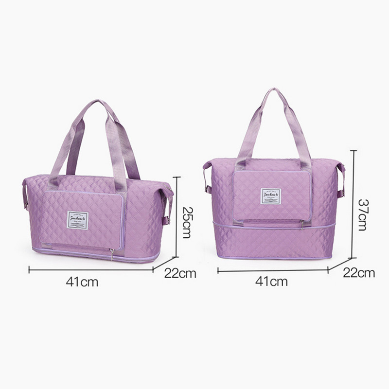 Rhombic Lattice reisikott Suure mahutavusega kokkupandav treeningkott koos kingakambriga Oxford ujumiseks matkalaagriks