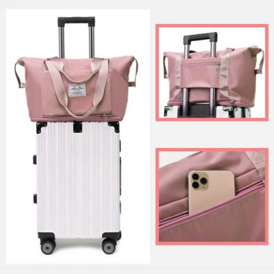 New Large Capacity Folding Travel Bags Waterproof Tote Handbag Travel Duffle Bags Multifunctional Women Travel Bags