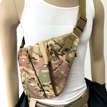 Тактическа чанта за скрито съхранение на оръжие Кобур Мъжки ляво найлоново рамо Чанти за ракла против кражба