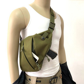 Тактическа чанта за скрито съхранение на оръжие Кобур Мъжки ляво найлоново рамо Чанти за ракла против кражба