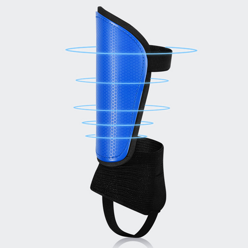 Tibie pentru fotbal cu suport pentru glezne Rezistent la impact Protectie pentru tibie pentru fotbal Banda elastică de legare Previne rănirea pentru sporturile în aer liber